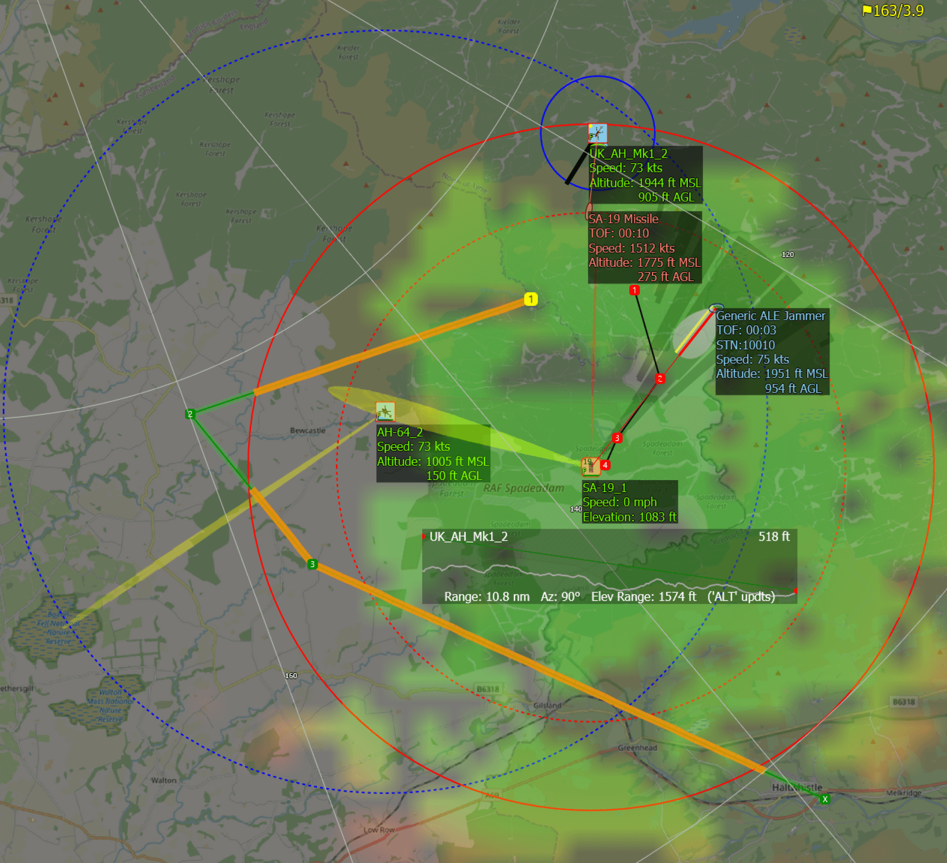 Digital flight and missile tracking data.